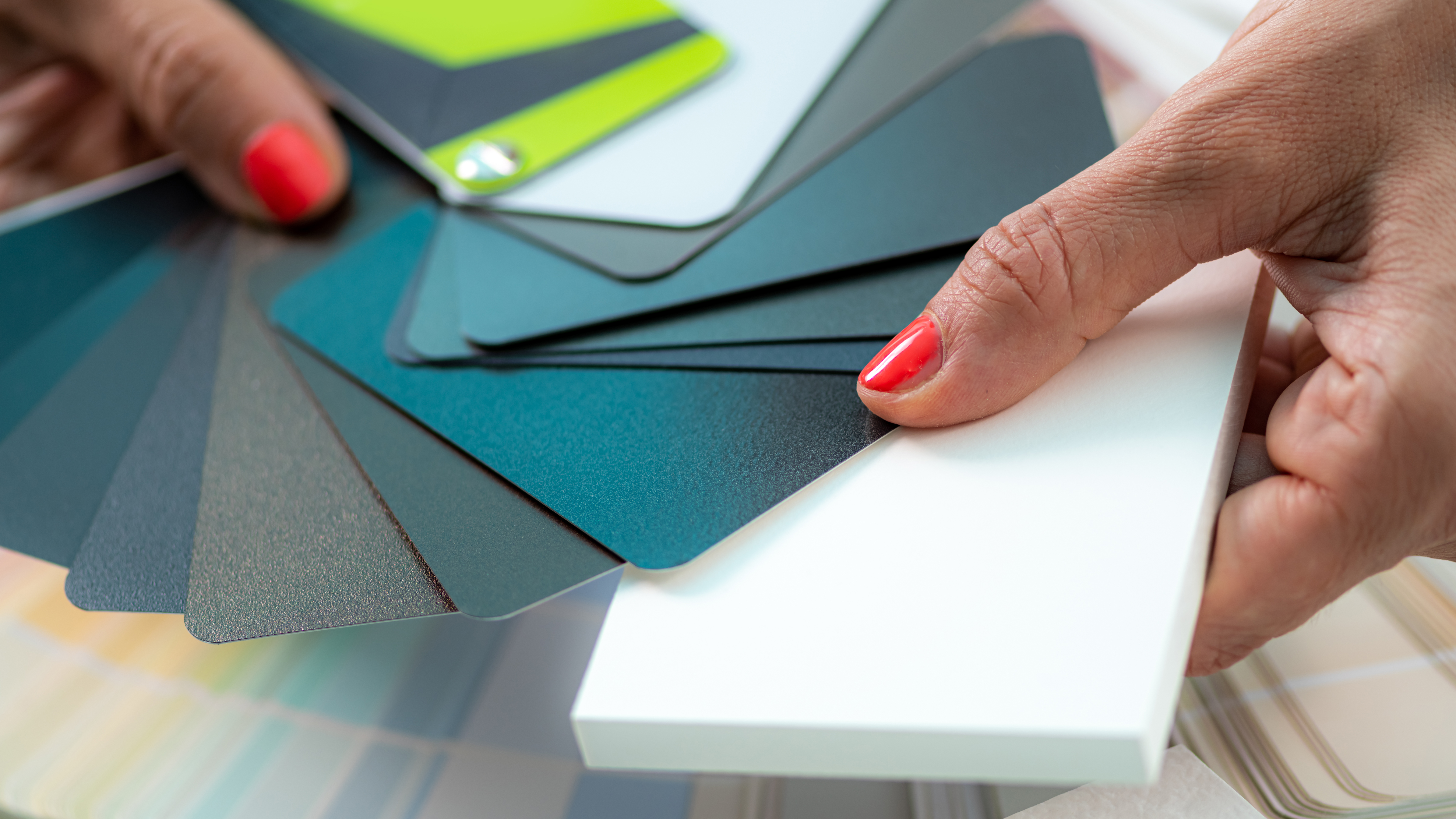Open brand style guide showing color swatches and typography
